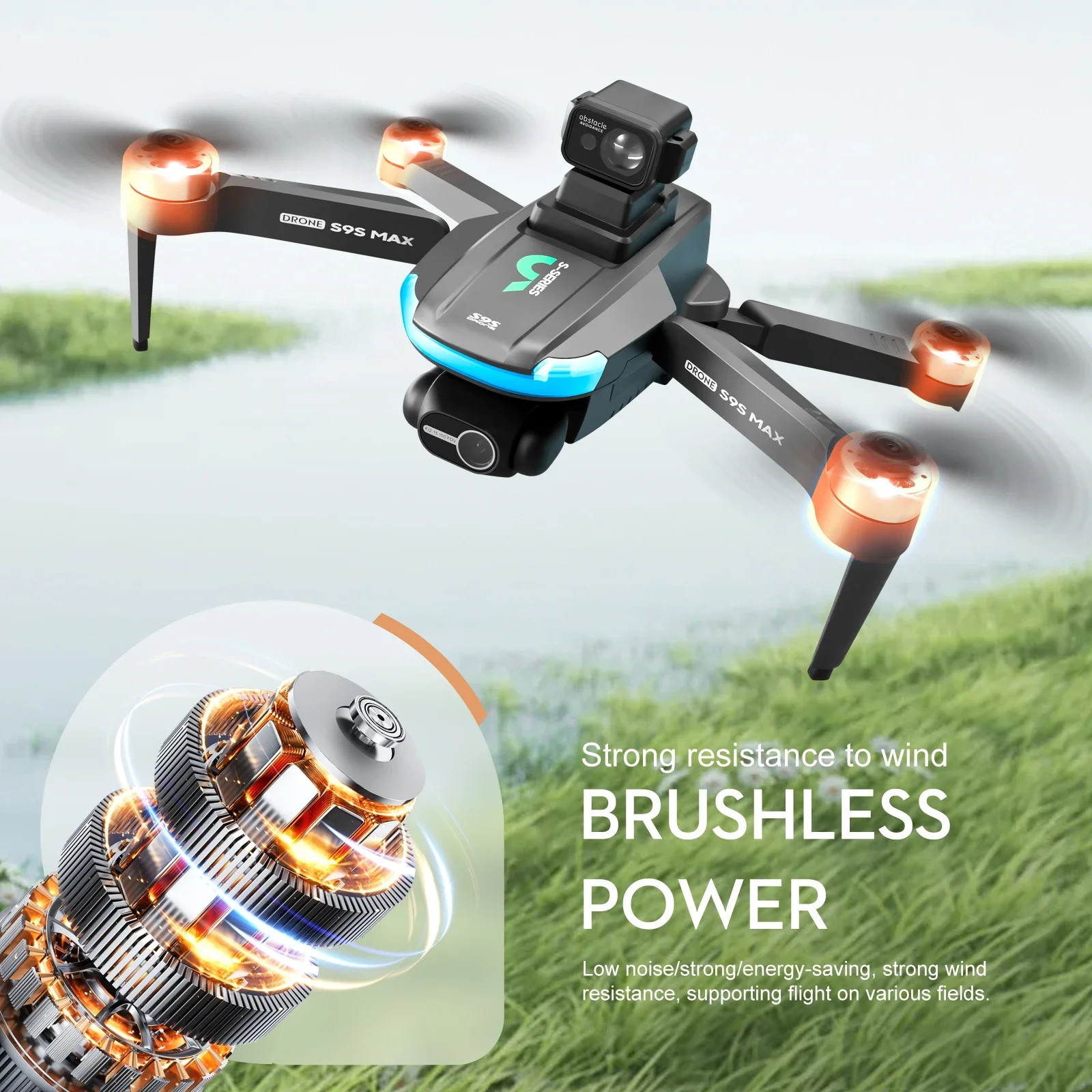 YENI S9S MAX MINI Drone 4K 2 E - Drone Camera With Gimbal incelemesi ve fiyatı