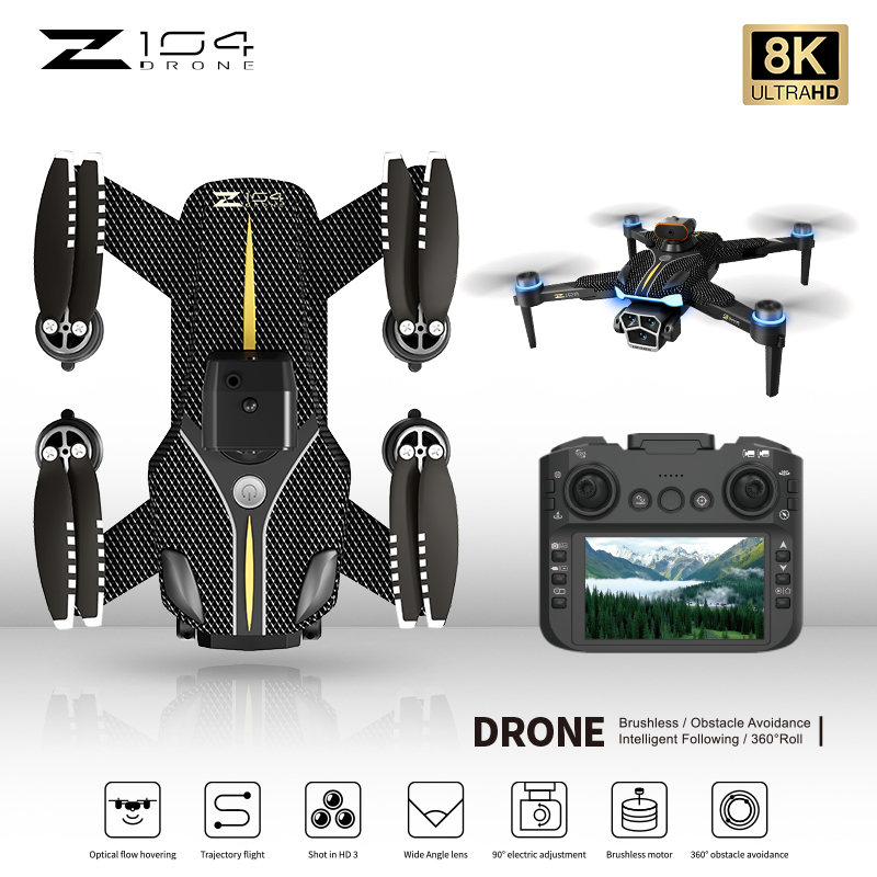 Z104 RC Drone Geniş Açılı 8K H - Drone Camera Wide Angle incelemesi ve fiyatı