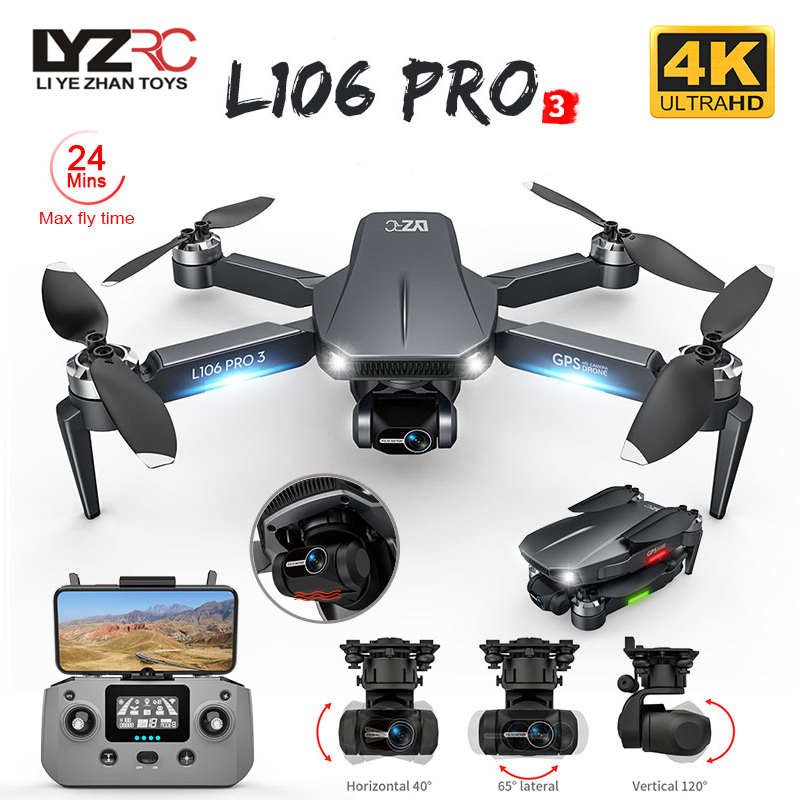 L106 Pro 3 Drone 5G WIFI FPV K - Drone Camera With Gimbal incelemesi ve fiyatı